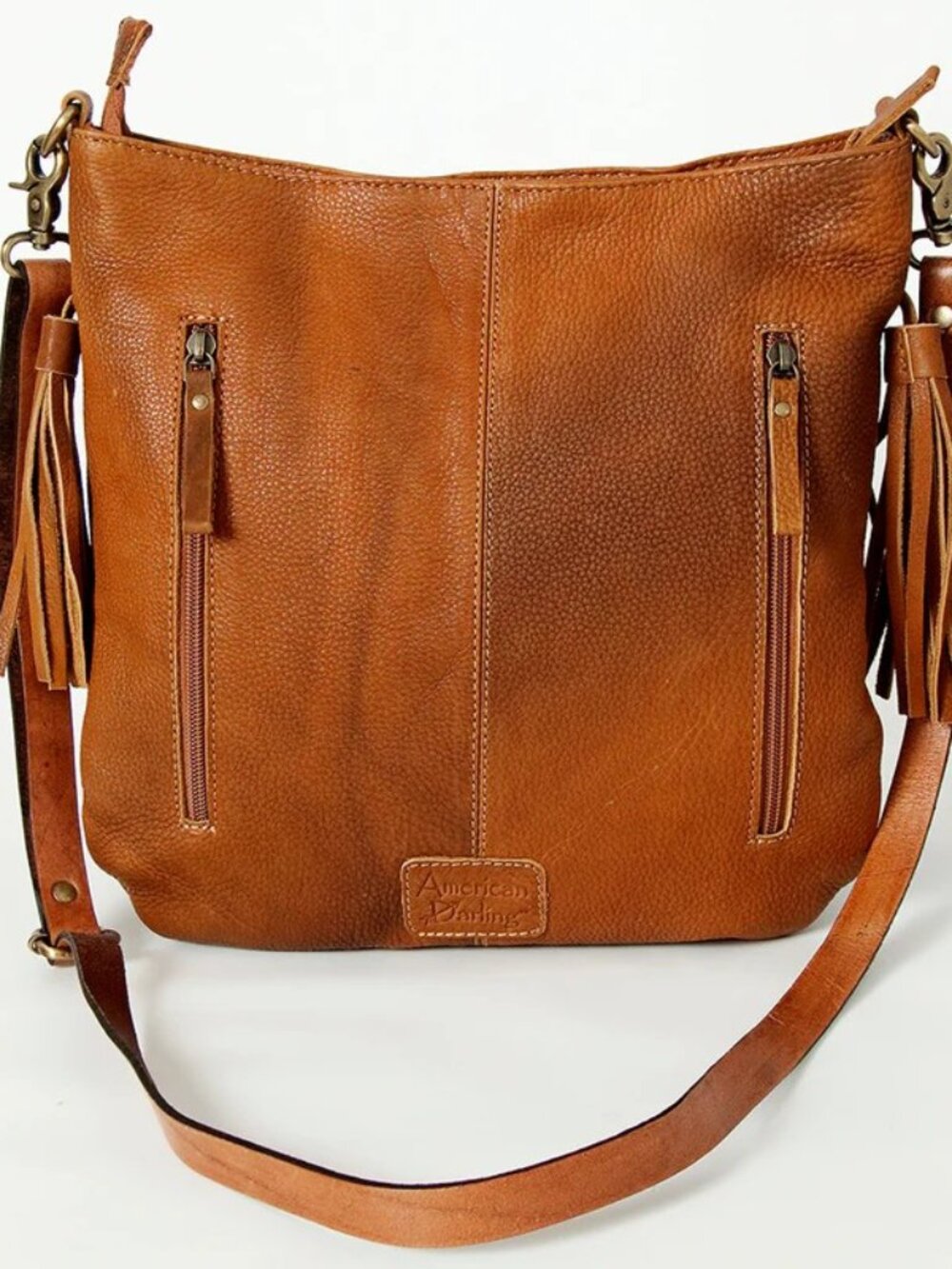 American Darling Turquoise Hummingbird Spirit Fringe Crossbody - Picture 5 of 9